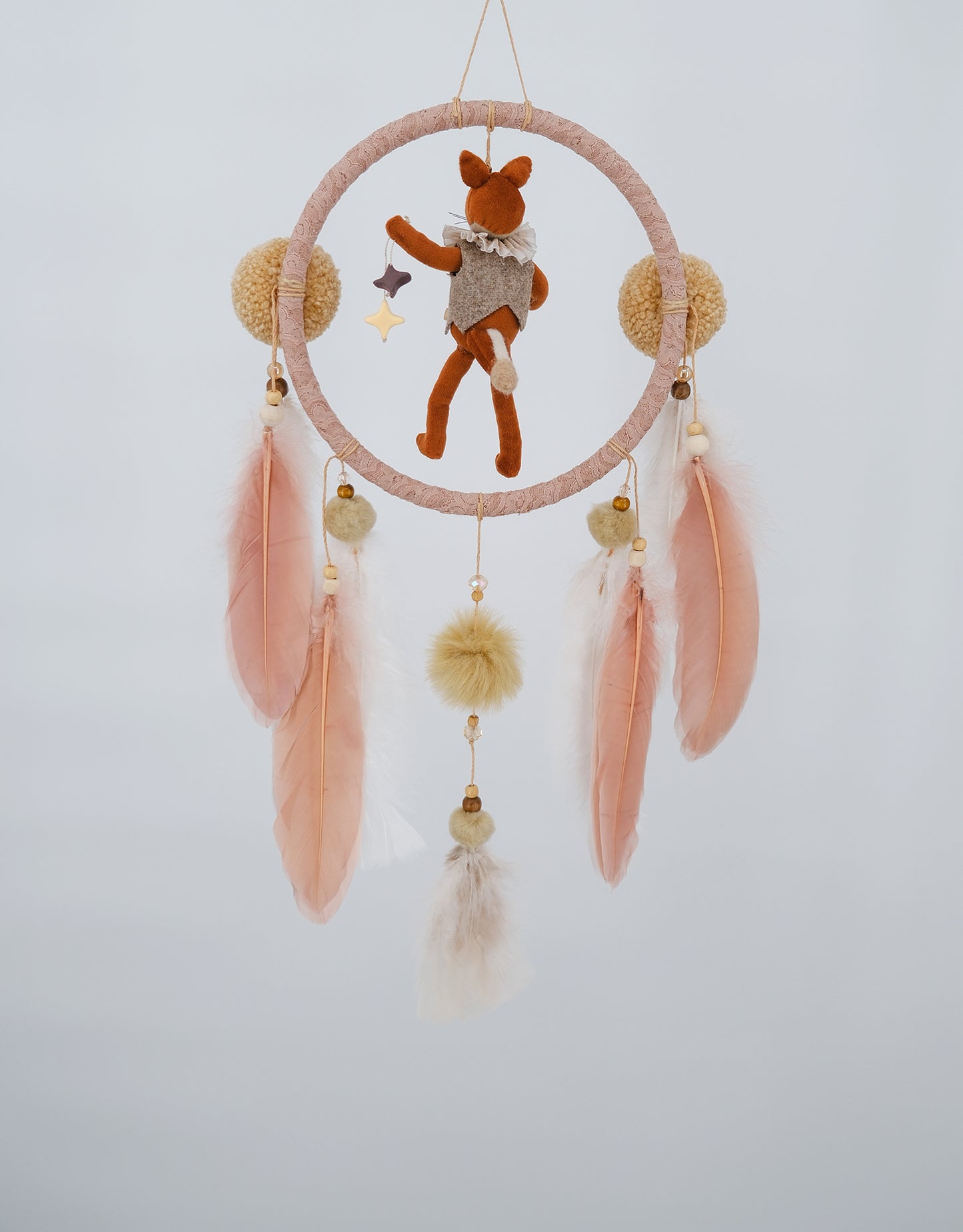 Fox Champagne dreamcatcher